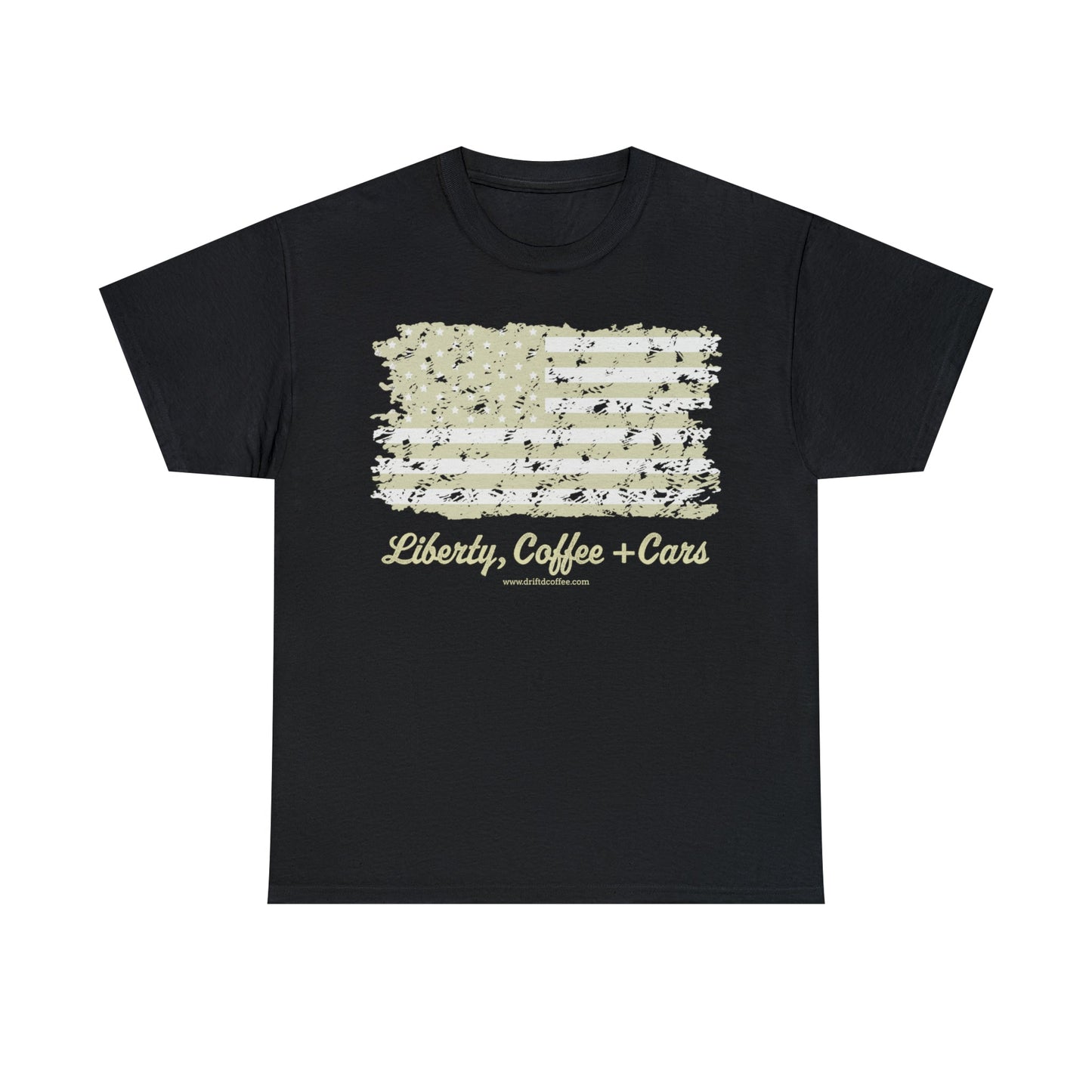 Liberty & Coffee T-Shirt - Premium T-Shirt from Drift'D Coffee - Starting at $23! Shop now at Drift'D Coffee