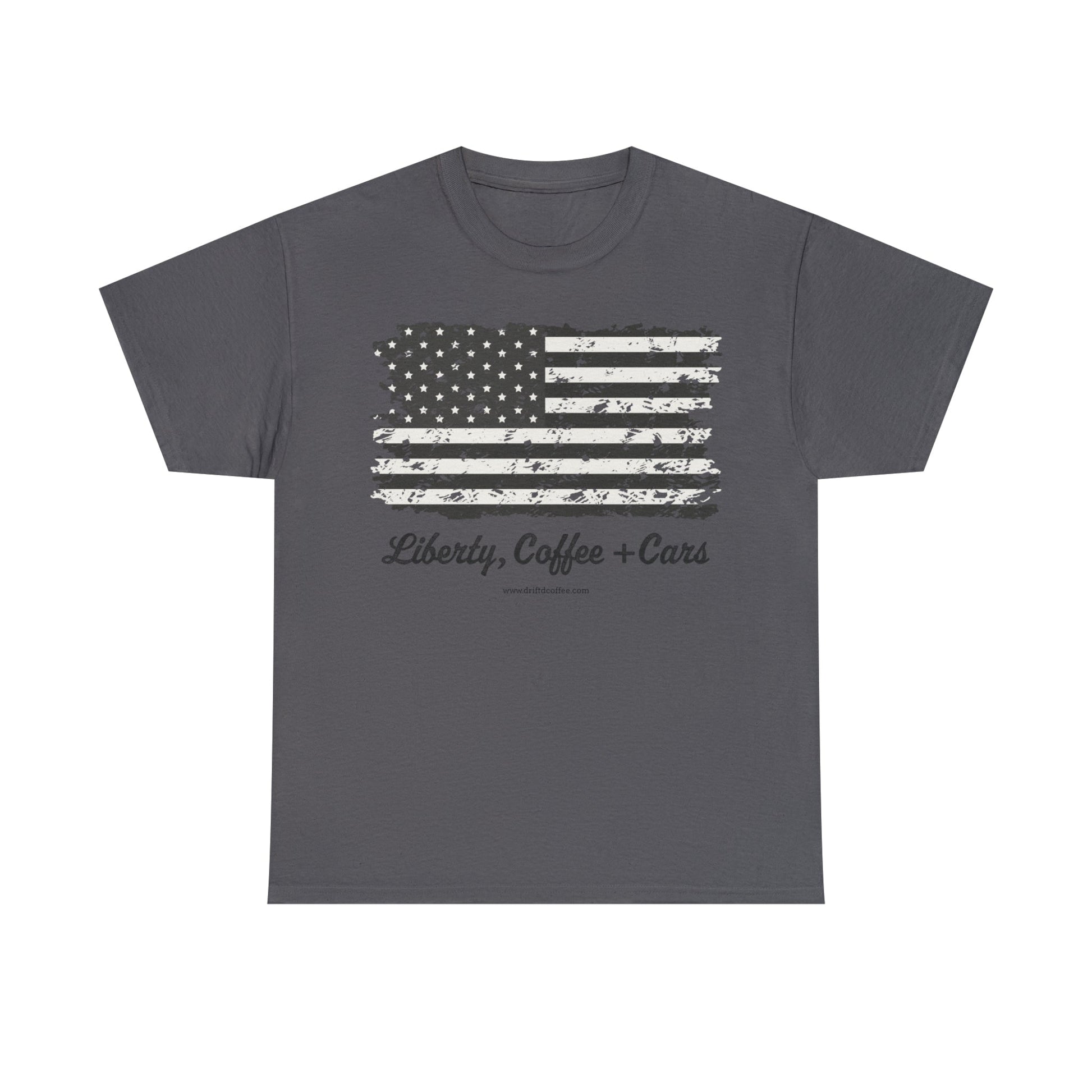 Liberty & Coffee T-Shirt - Premium T-Shirt from Drift'D Coffee - Starting at $23! Shop now at Drift'D Coffee