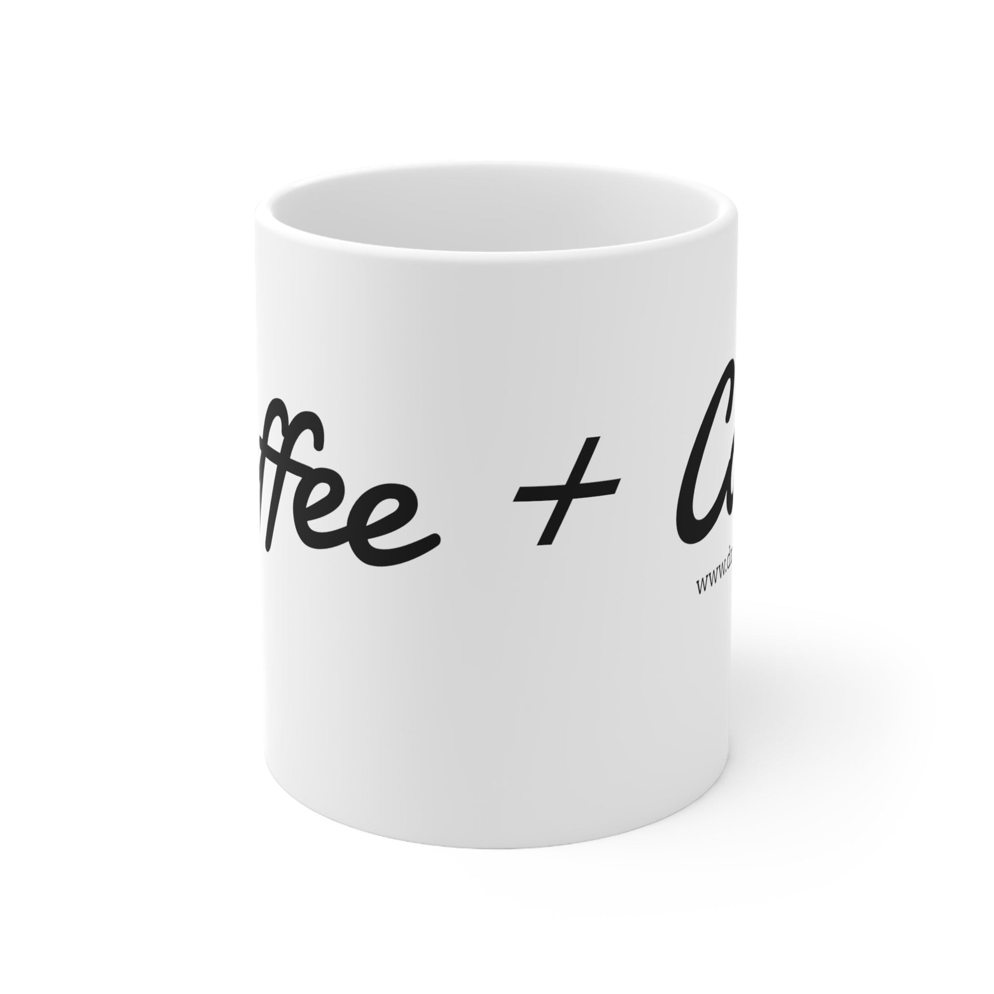 White Coffee and Cars Mug - Premium Mug from Printify - Starting at $13.50! Shop now at Drift'D Coffee