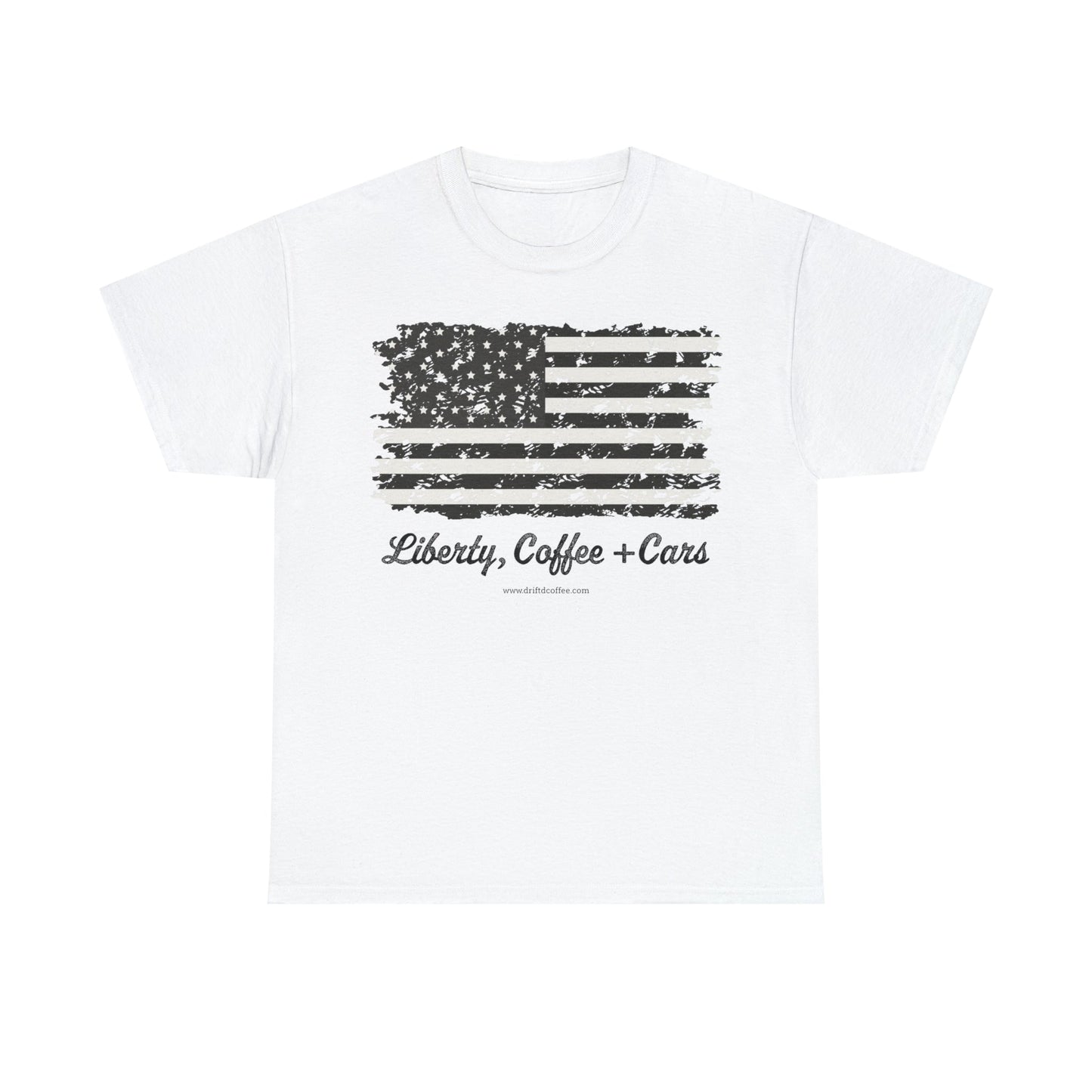 Liberty & Coffee T-Shirt - Premium T-Shirt from Drift'D Coffee - Starting at $23! Shop now at Drift'D Coffee