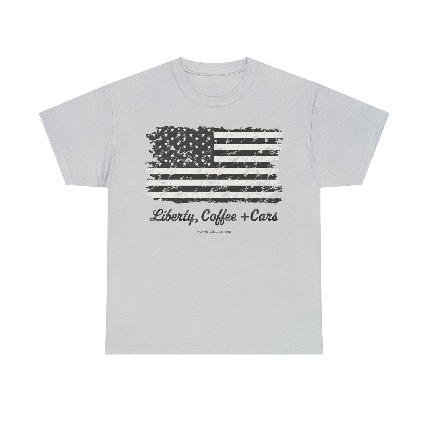 Liberty & Coffee T-Shirt - Premium T-Shirt from Drift'D Coffee - Starting at $23! Shop now at Drift'D Coffee